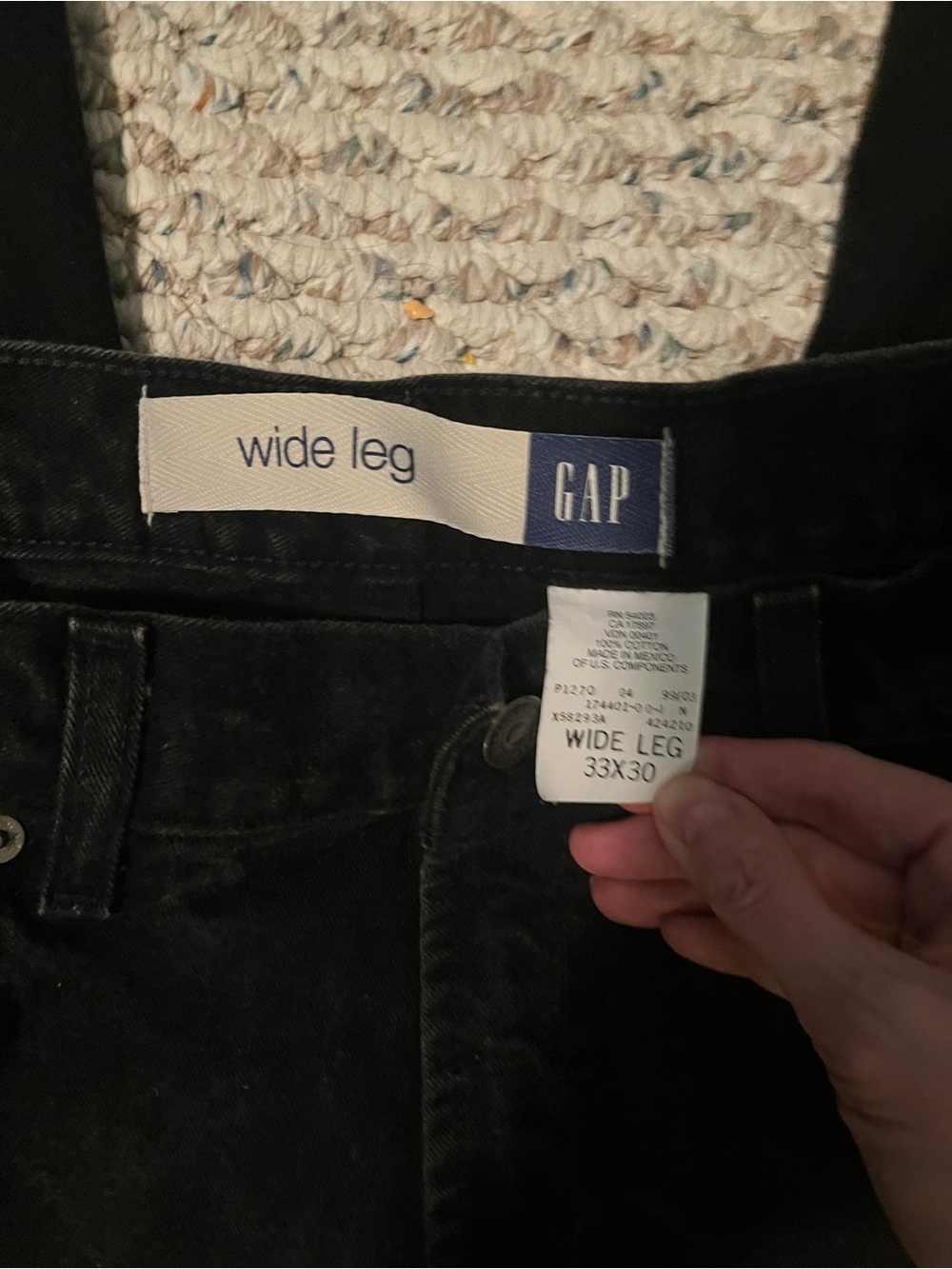 Men’s Vinted Wide Leg GAP Jeans 33/30